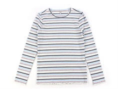 Kids ONLY cloud dancer/blue grotto striped top
